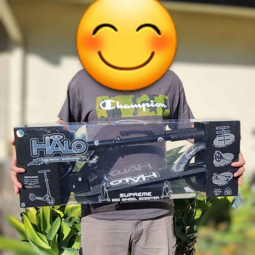 Brand New Halo Rise Above Scooter Supreme Big Wheel  Scooter  outside toy games